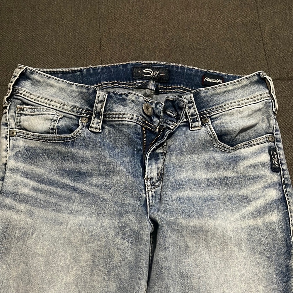 Silver jeans